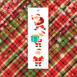 Santa Claus Vinyl Sticker Strip