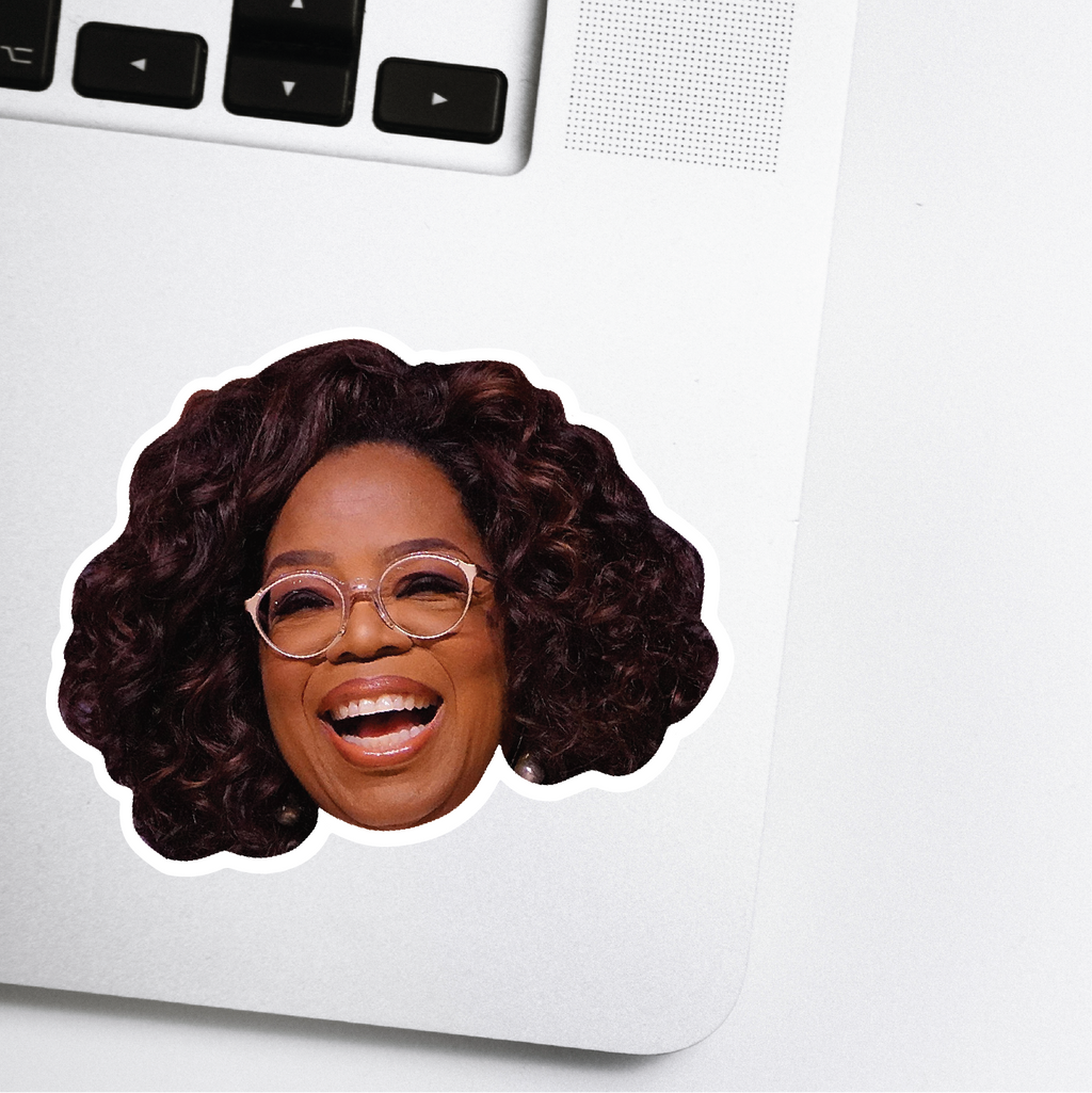 Oprah Celebrity Head Vinyl Sticker