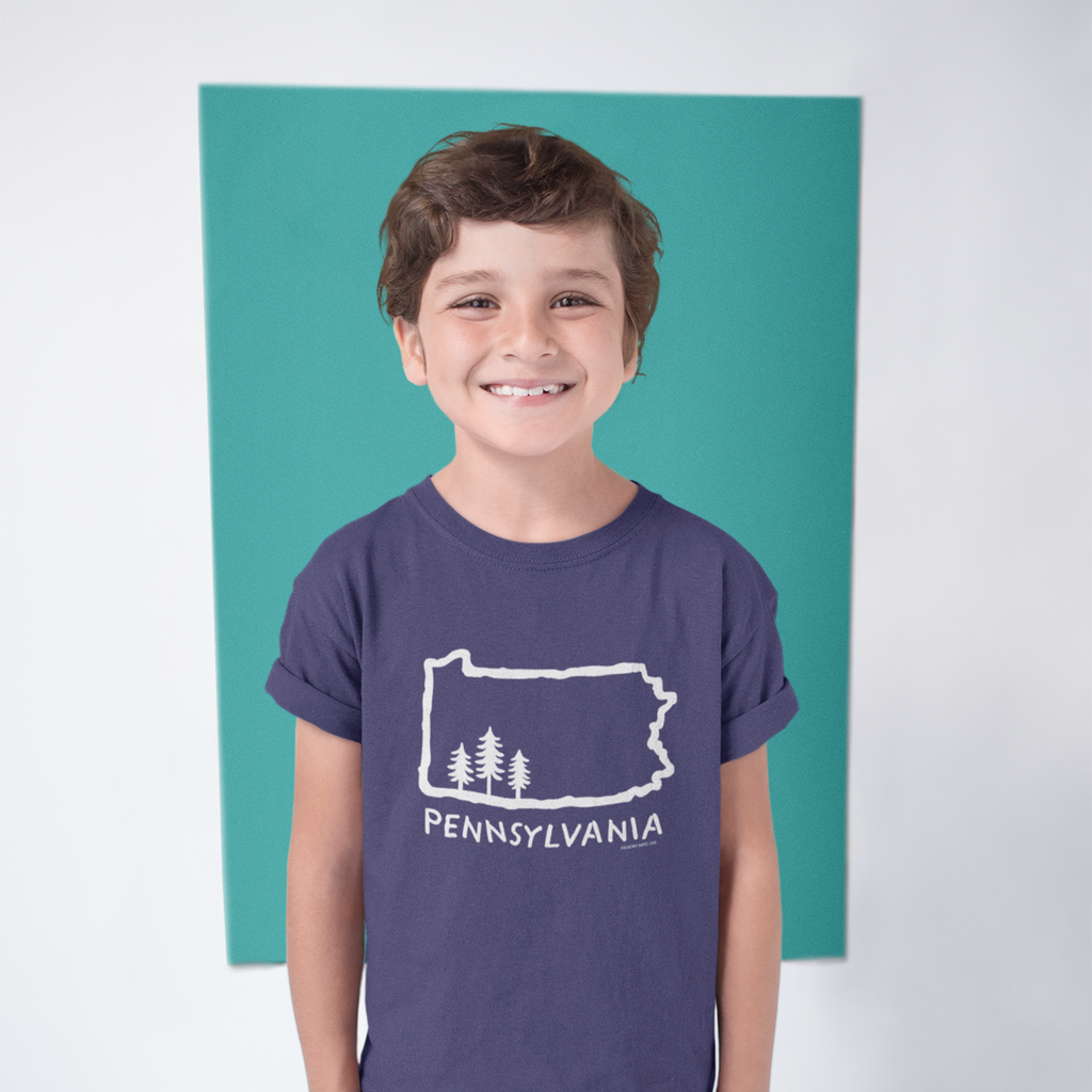 Pennsylvania State Trees Youth T-Shirt