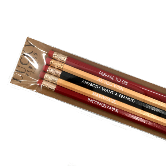 Princess Bride Pencil Pack - Set of 5