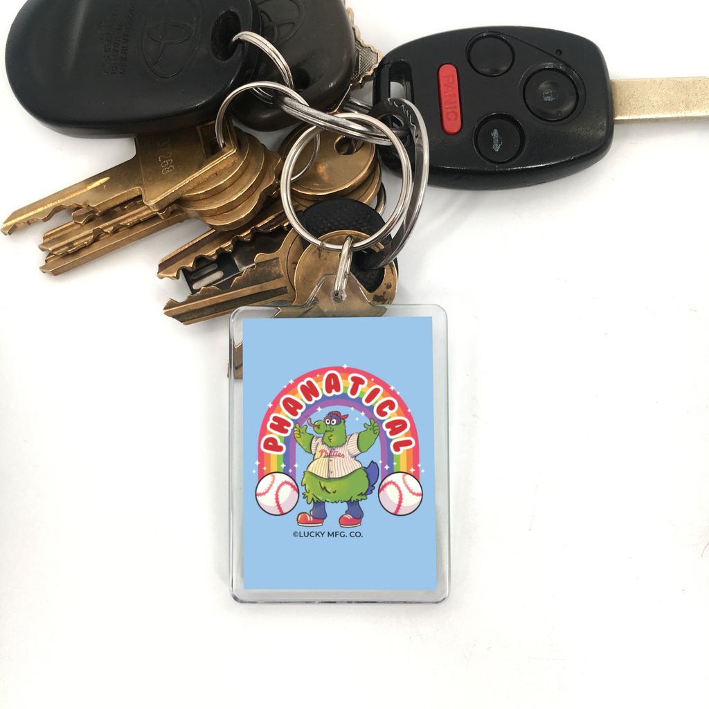 Phanatic Phillies Mascot Plastic Keychain