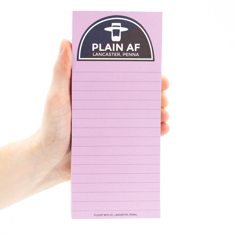 Plain AF Magnetic Notepad