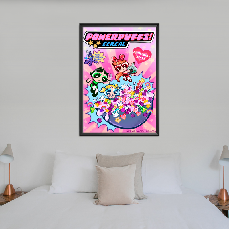Powerpuff Cereal 20 x 28 Gaming Poster