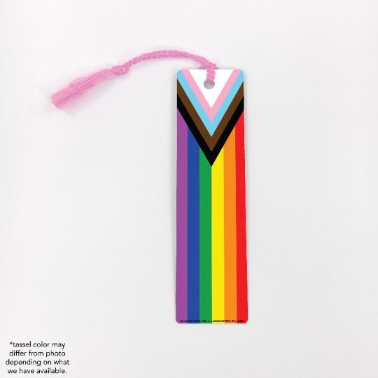 Progress Pride Flag Bookmark