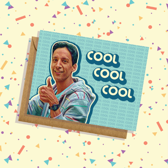 Abed Nadir "Cool Cool Cool" Community Greeting Card