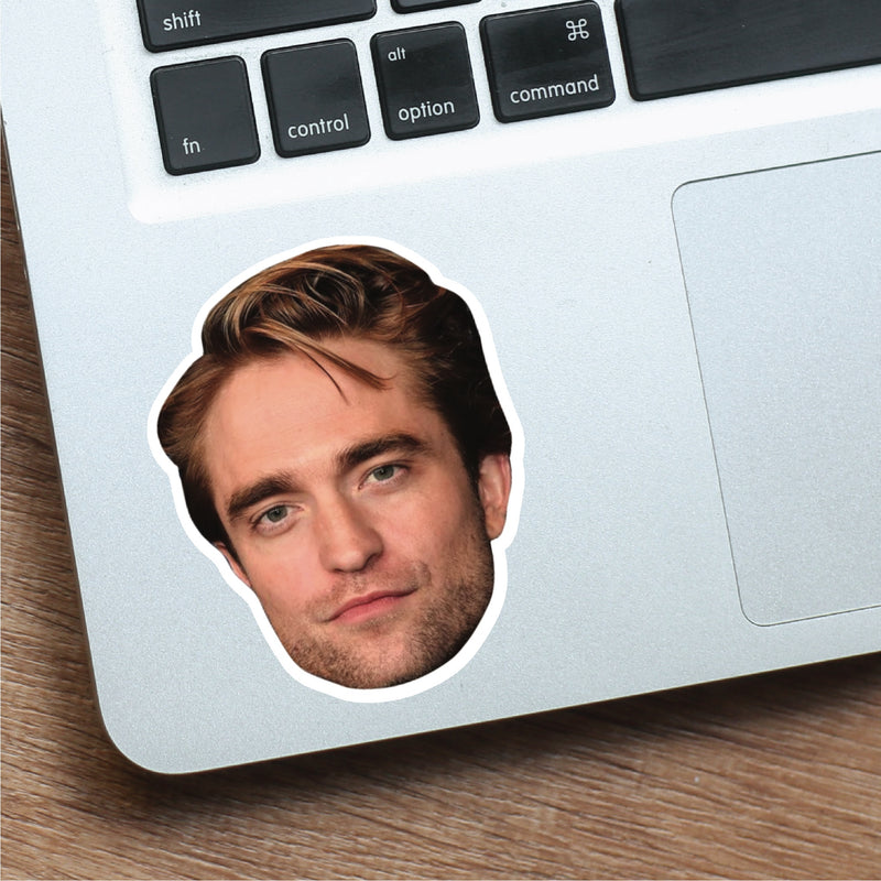 Robert Pattinson Celebrity Head Vinyl Sticker