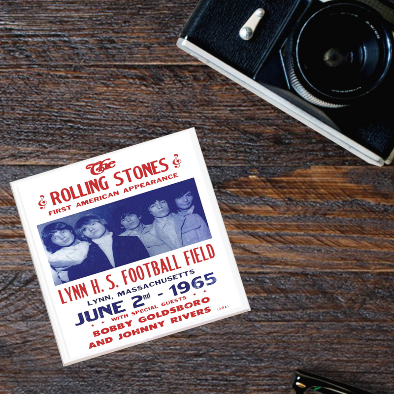 The Rolling Stones Vintage Ticket Poster Coaster
