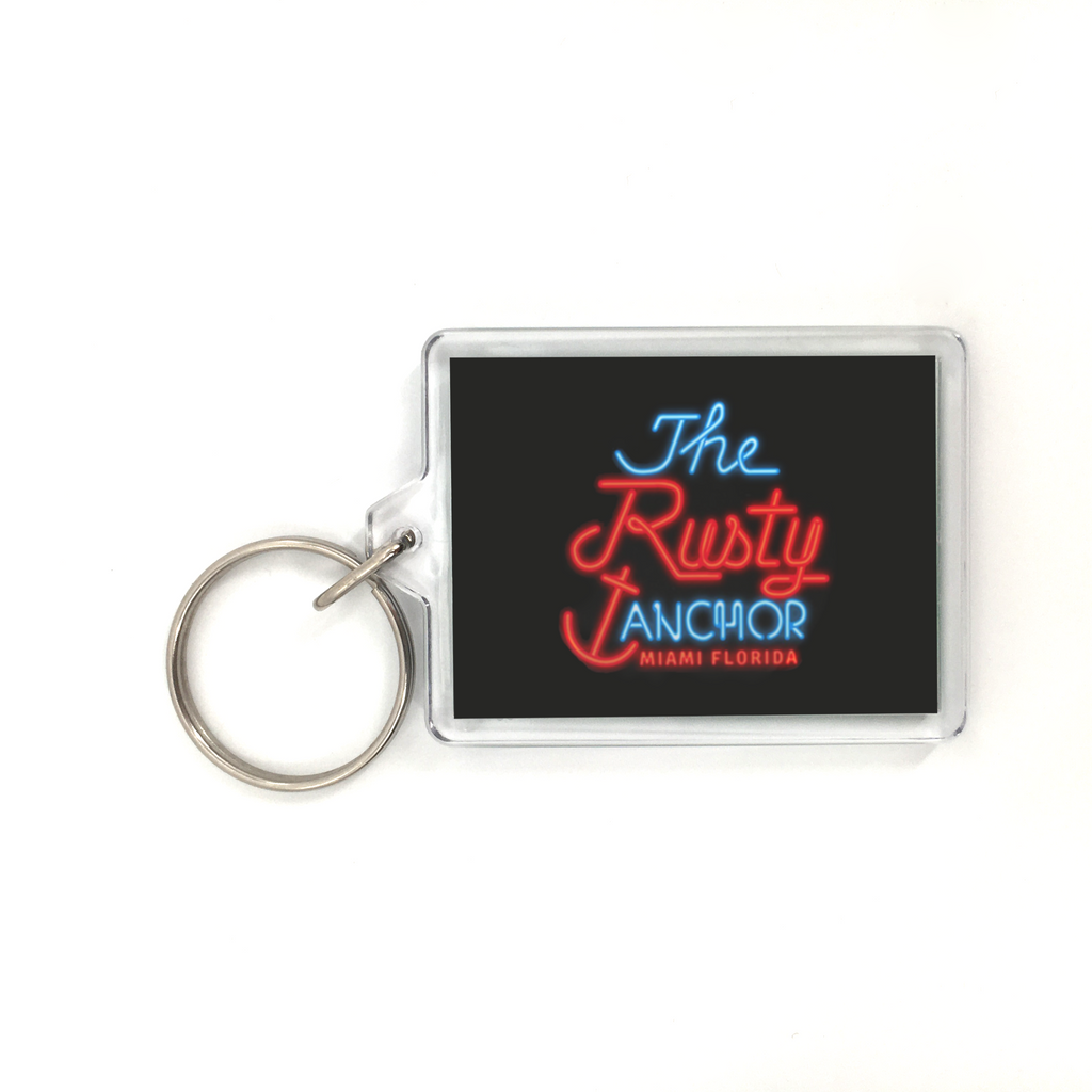 The Rusty Anchor Logo Golden Girls Plastic Keychain