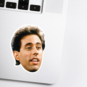 Jerry Seinfeld Celebrity Head Vinyl Sticker - Seinfeld