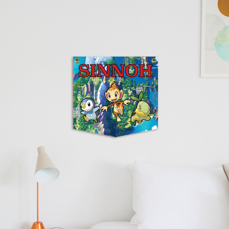 Sinnoh Vinyl Banner - Pokemon