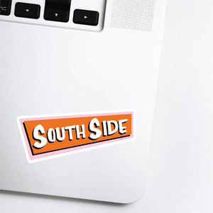 South Side Lanc Neighborhoods Retro TV Logo Vinyl Sticker