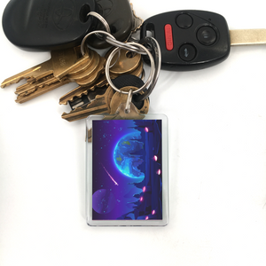 Intergalactic Plastic Keychain