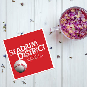 Stadium District Coaster || Baseball || Iconic Lancaster Locations
