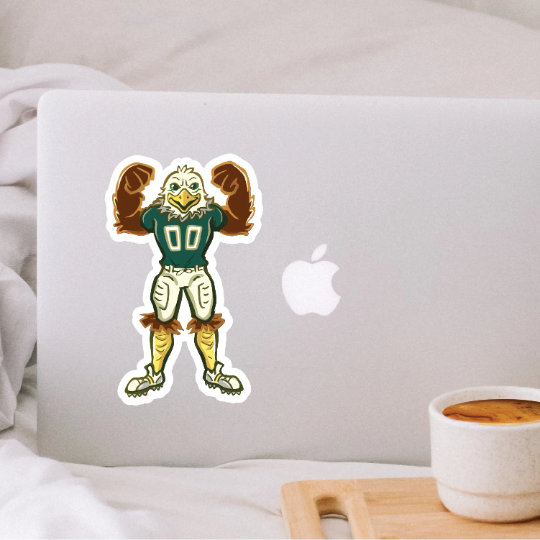 Swoop Philadelphia Eagles Mascot Jumbo Vinyl Sticker