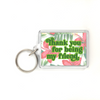 Thank You For Being A Friend Golden Girls Plastic Keychain
