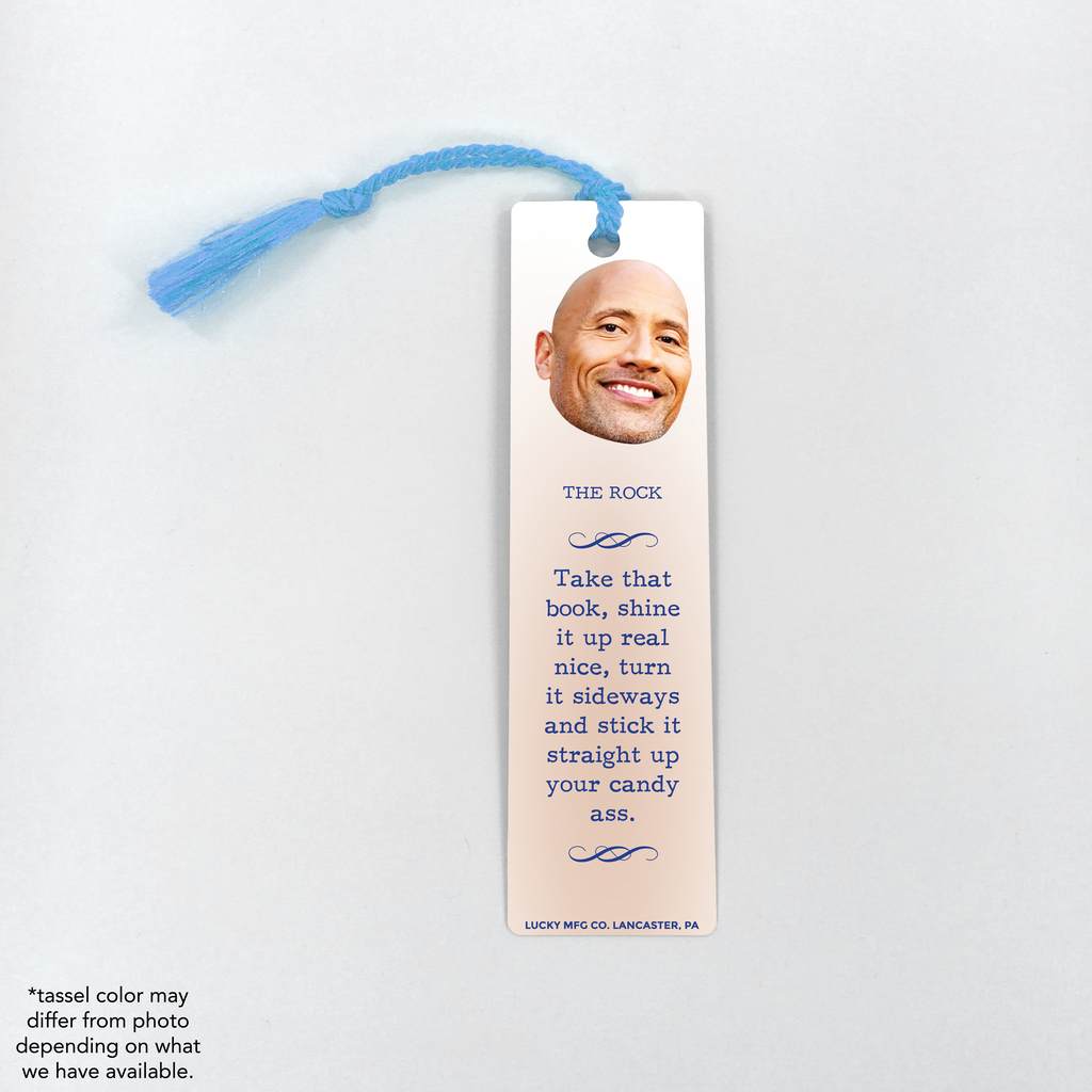 Dwayne "The Rock" Johnson Quote Bookmark