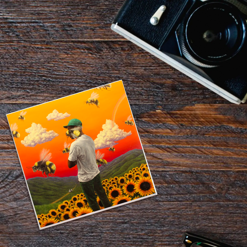 Tyler the Creator 'Flowerboy' Album Coaster