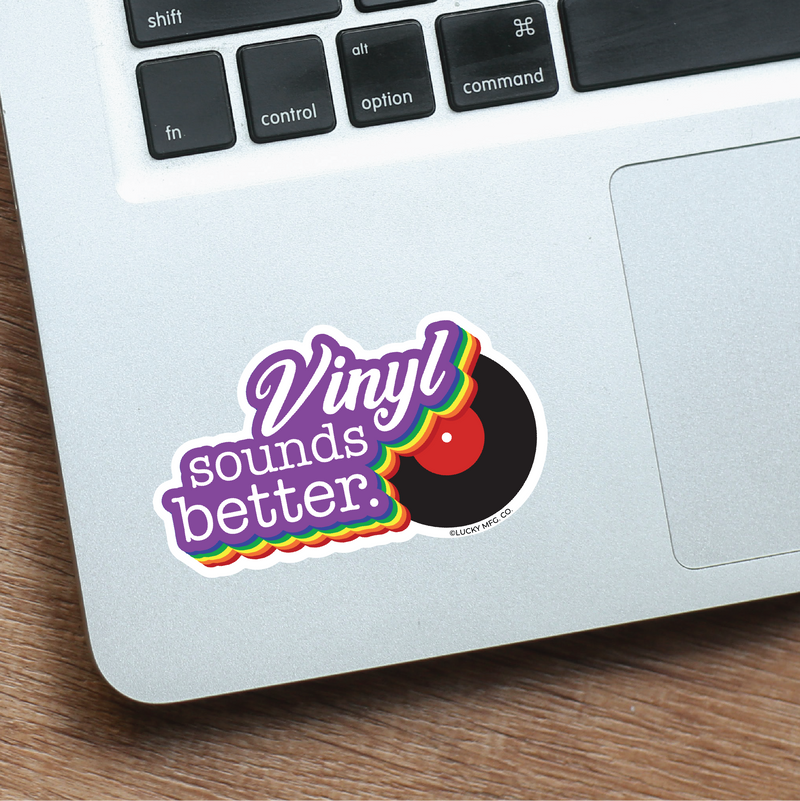 Vinyl Sounds Better Vinyl Sticker – Madcap & Co