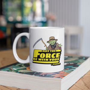 Yoder "May the Force Be With Yous" Yoda Star Wars Parody 11oz Mug