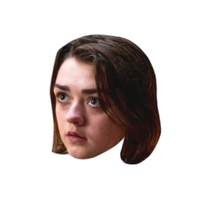 Arya Stark Celebrity Head Vinyl Sticker - Game of Thrones