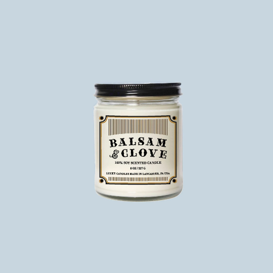 Balsam and Clove Apothecary Candle