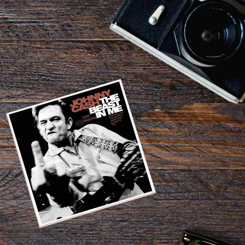 Johnny Cash 'The Beast in Me' Album Coaster