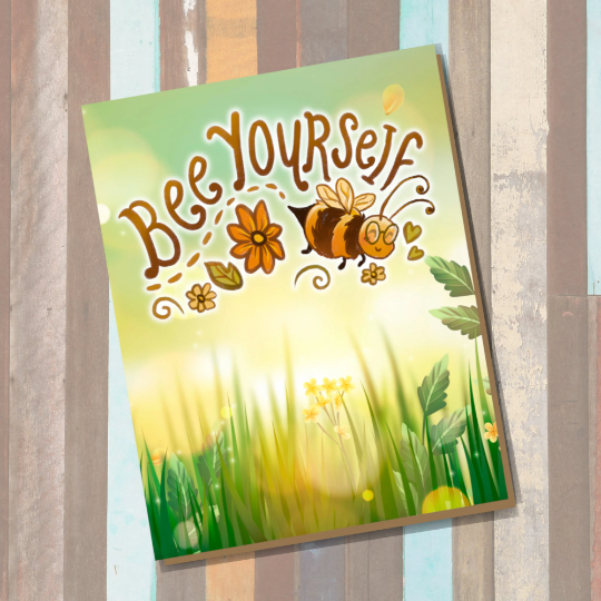 Bee Yourself Greeting Card