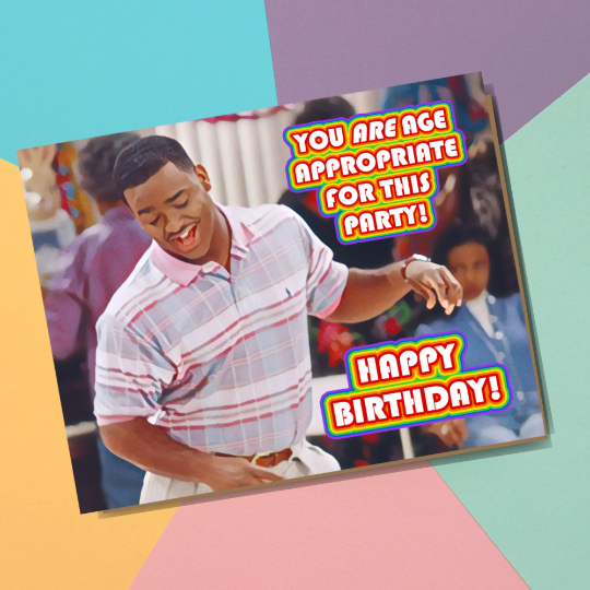 Fresh Prince of Bel Air Greeting Card