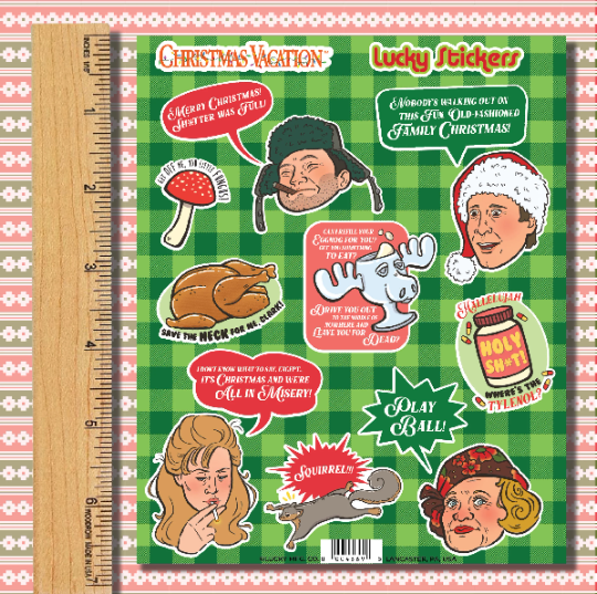 National Lampoon's Christmas Vacation Vinyl Sticker Sheet – Madcap & Co