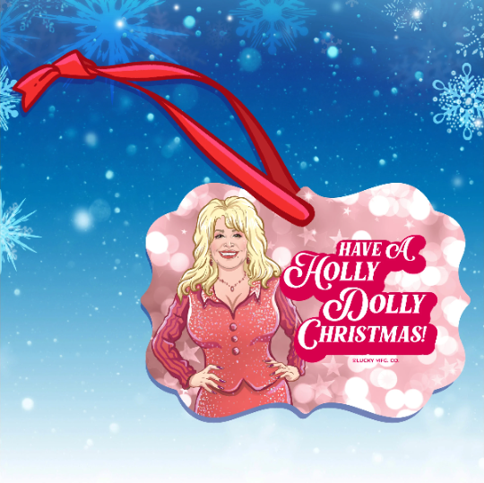 Dolly Parton Holiday Ornament