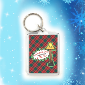 A Christmas Story "Frah-GEE-Lay" Leg Lamp X-mas Key-chain