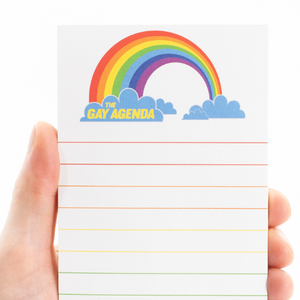 Gay Agenda Magnetic Notepad
