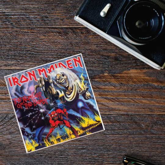 Iron Maiden 'The Number of the Beast' Album Coaster