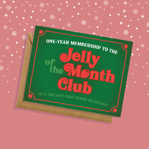 Jelly of the Month Club - Christmas Vacation Holiday Greeting Card