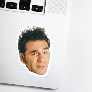 Kramer Vinyl Celebrity Head Vinyl Sticker - Seinfeld