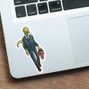 Lizard Man Conspiracy Theory Vinyl Sticker