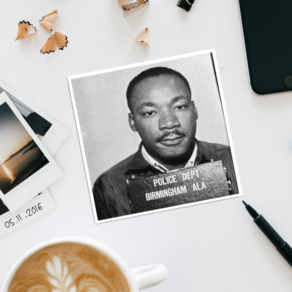 Dr. Martin Luther King Jr. Mugshot Coaster