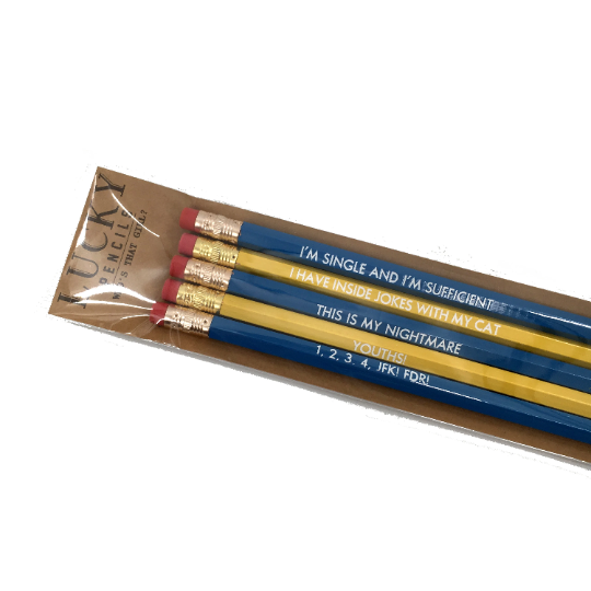 New Girl Pencil Pack - Set of 5