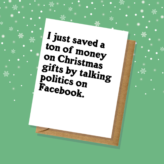 Talking Politics Christmas Card