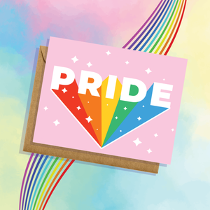 Pride with Rainbow Greeting Card