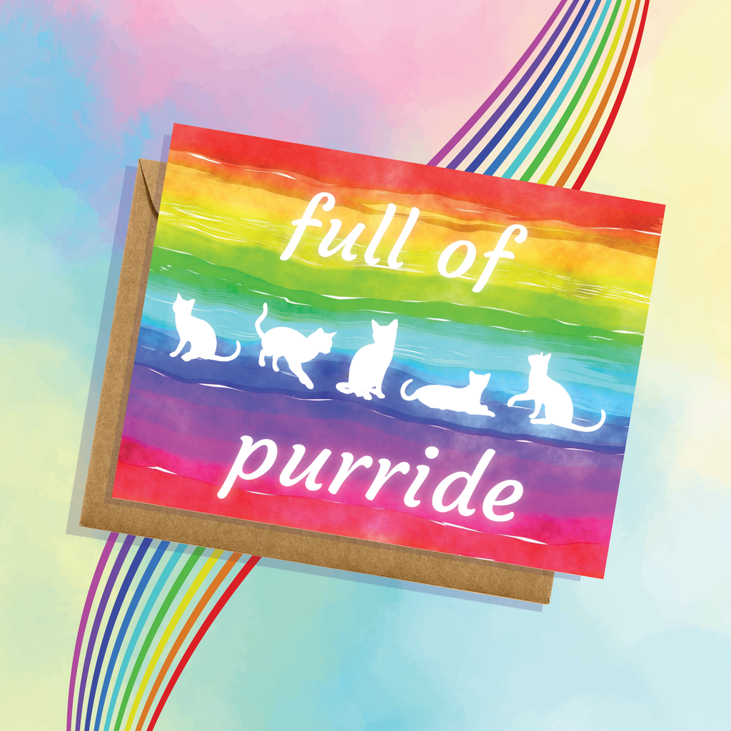 Pride Full of Purride Greeting Card