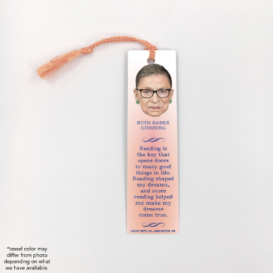 Ruth Bader Ginsburg Speak Your Mind Wood Bookmark