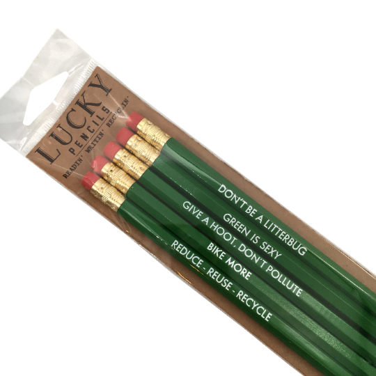 Go Green Pencil Pack - Set of 5