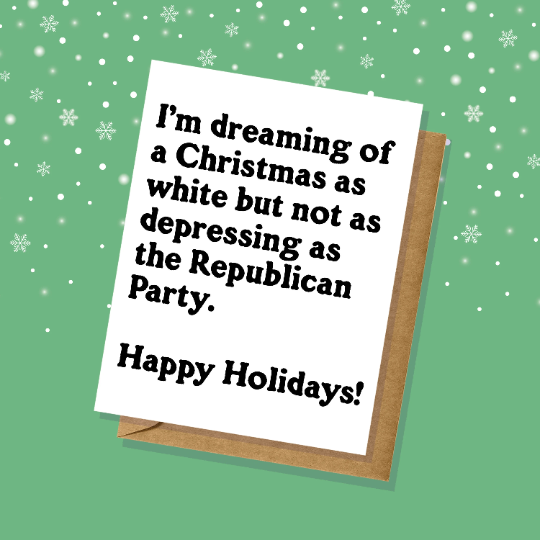 The Republican Party Christmas/Holiday Card