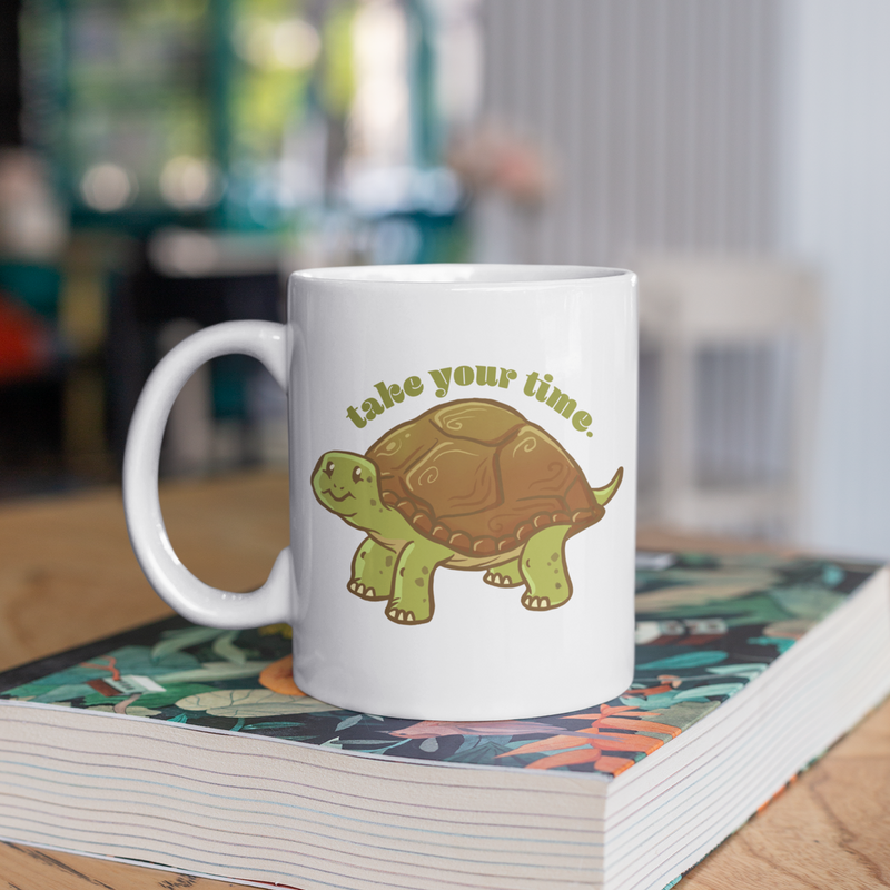 Take your Time Turtle Mug