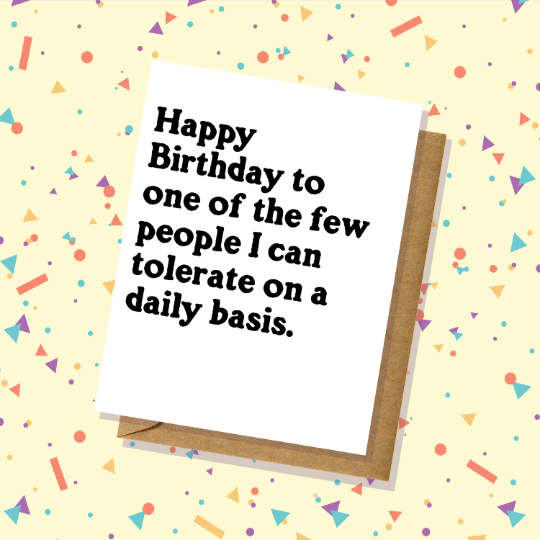 One of the Few - Birthday Card