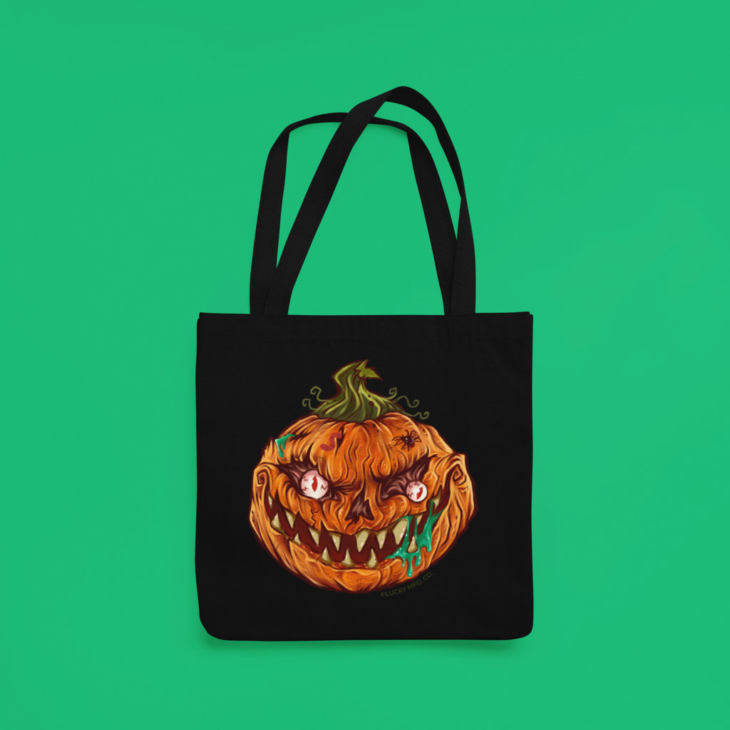 Spooky Pumpkin Tote Bag