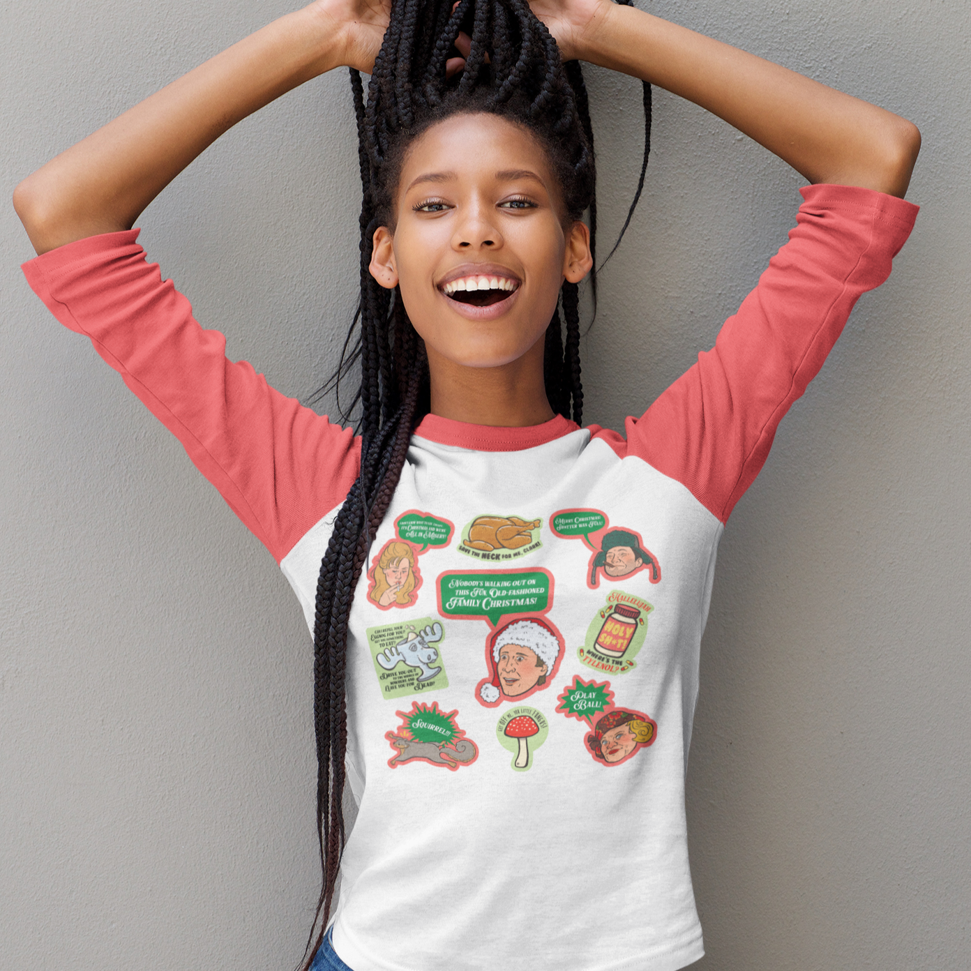 Christmas 2024 baseball shirts